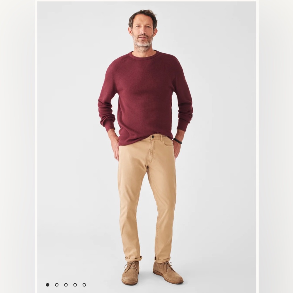 Comfort Twill 5-Pocket 2.0 NWT Faherty Men’s pants